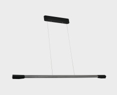 Линейный подвесной светильник Italline IT013-6020 black/silver 3000K