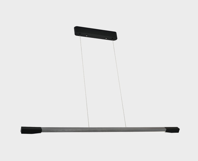 Линейный подвесной светильник Italline IT013-6020 black/silver 3000K Линейный подвесной светильник Italline IT013-6020 black/silver 3000K