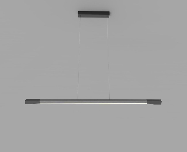 Линейный подвесной светильник Italline IT013-6020 black/silver 3000K Линейный подвесной светильник Italline IT013-6020 black/silver 3000K