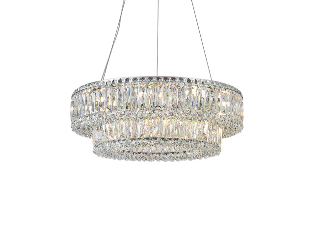 Подвесная люстра Newport 8450+18/S chrome М0070078 Подвесная люстра Newport 8450+18/S chrome М0070078