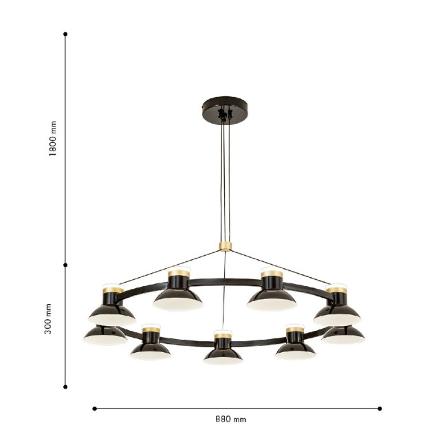 Подвесная люстра Favourite Tatti 4516-9P Подвесная люстра Favourite Tatti 4516-9P