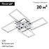 Потолочная люстра LED4U L11004-5 CR Потолочная люстра LED4U L11004-5 CR