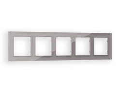 Рамка пятиместная Ambrella Volt Platos AF330505