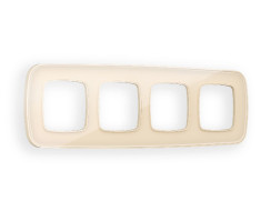 Рамка четырехместная Ambrella Volt Coint OF640304 Рамка четырехместная Ambrella Volt Coint OF640304