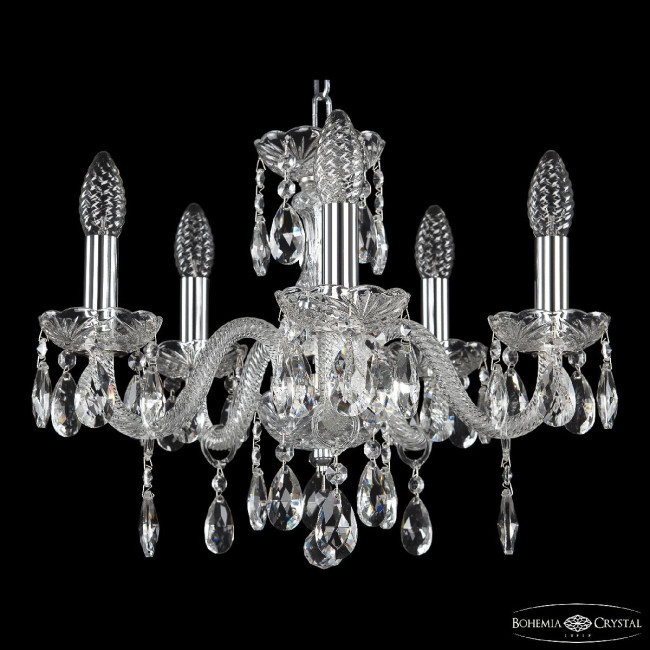 Подвесная люстра Bohemia Ivele Crystal 117/5/141 Ni Подвесная люстра Bohemia Ivele Crystal 117/5/141 Ni
