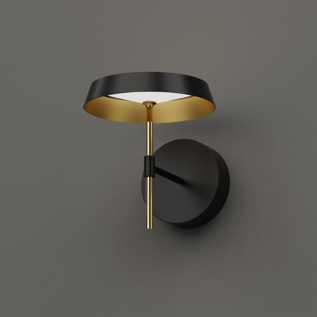 Настенный светильник MB18001061-1A black/gold Настенный светильник MB18001061-1A black/gold