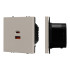 Механизм розетки с быстрой USB зарядкой Arlight SCT-NOBE-MUAC-SFPL-FC-CA (65W, QC3) 059446 Механизм розетки с быстрой USB зарядкой Arlight SCT-NOBE-MUAC-SFPL-FC-CA (65W, QC3) 059446