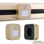 Трековая подсветка Arte Milano Am-track-sockets 380022TLS/LWS Gold Трековая подсветка Arte Milano Am-track-sockets 380022TLS/LWS Gold