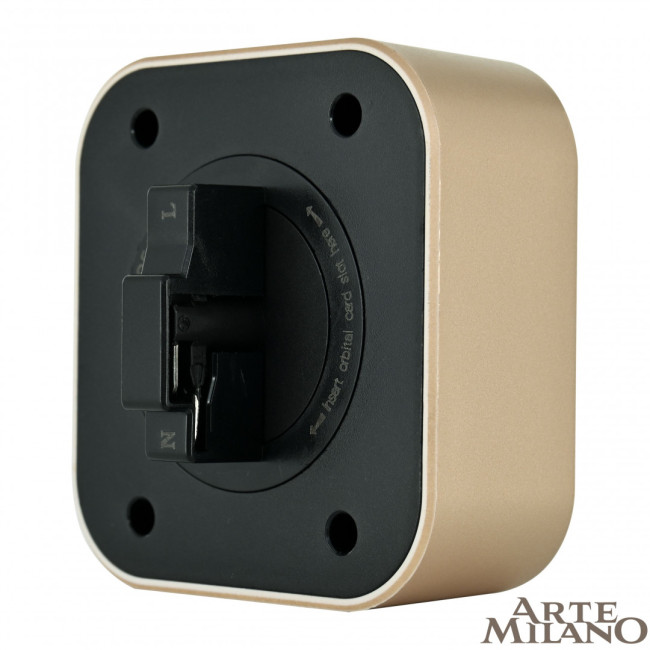 Трековая подсветка Arte Milano Am-track-sockets 380022TLS/LWS Gold Трековая подсветка Arte Milano Am-track-sockets 380022TLS/LWS Gold