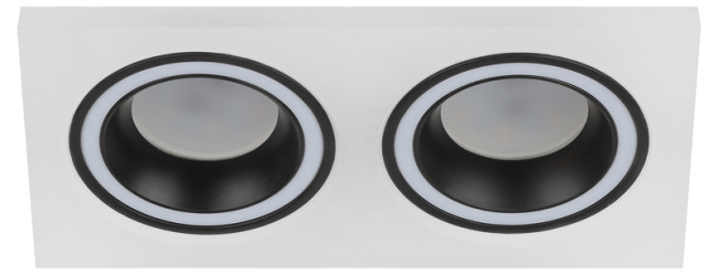 Встраиваемый светильник Эра DK92 WH/BK Б0054363 Встраиваемый светильник Эра DK92 WH/BK Б0054363