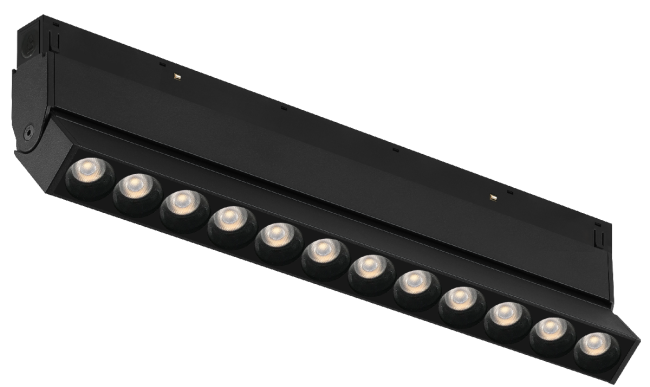 Трековый магнитный светильник iLedex Vision SMART 4822-003-L236-12W-38DG-BK