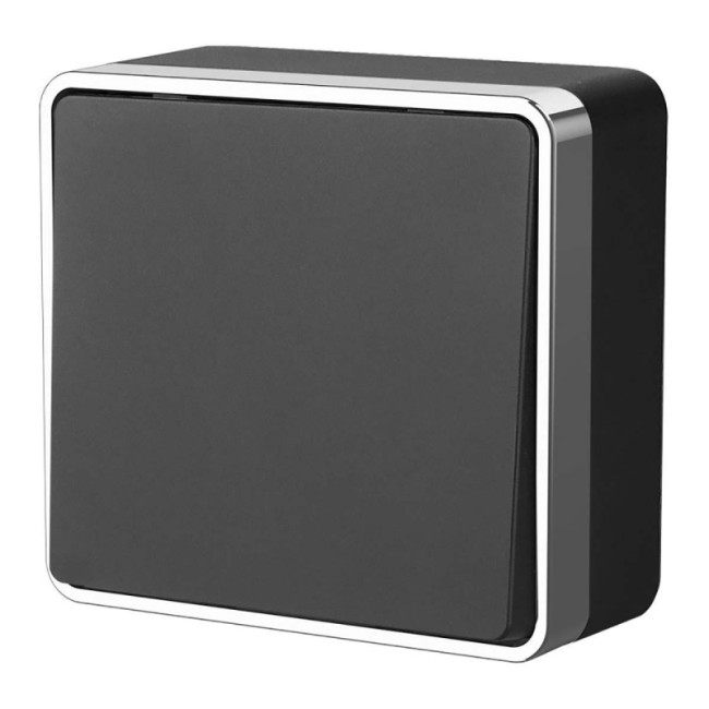 Выключатель одноклавишный Werkel Gallant черный/хром W5012035 4690389164101 Выключатель одноклавишный Werkel Gallant черный/хром W5012035 4690389164101