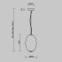 Подвесной светильник Maytoni Bruma MOD397PL-L19CH3K