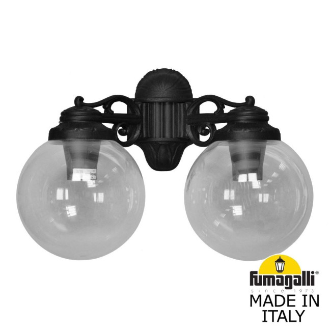 Уличный настенный светильник Fumagalli Globe 250 G25.141.000.AXF1RDN Уличный настенный светильник Fumagalli Globe 250 G25.141.000.AXF1RDN