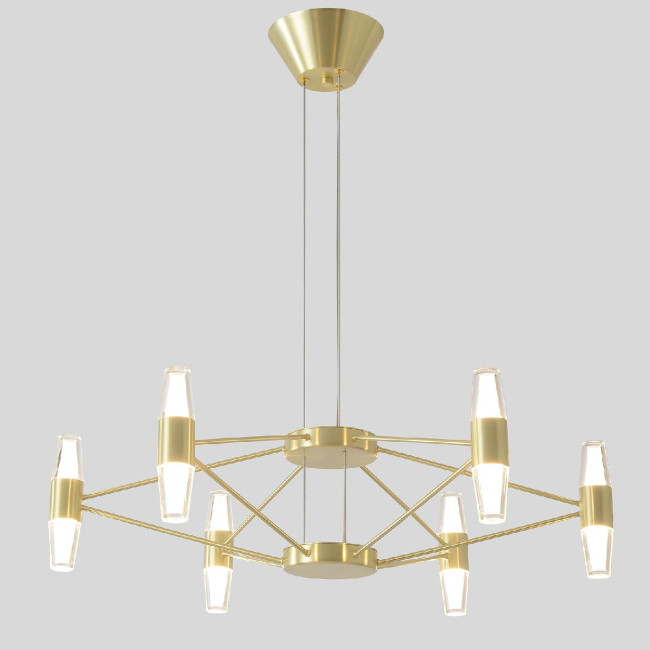 Подвесная люстра Crystal Lux DOROTEA SP6 GOLD Подвесная люстра Crystal Lux DOROTEA SP6 GOLD