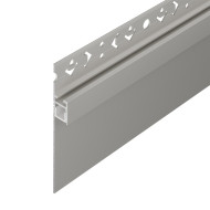 Профиль-плинтус для светодиодных лент и линеек Arlight ARH-PLINTUS-50-FANTOM-3000 RAL7044 (Алюминий) 041776