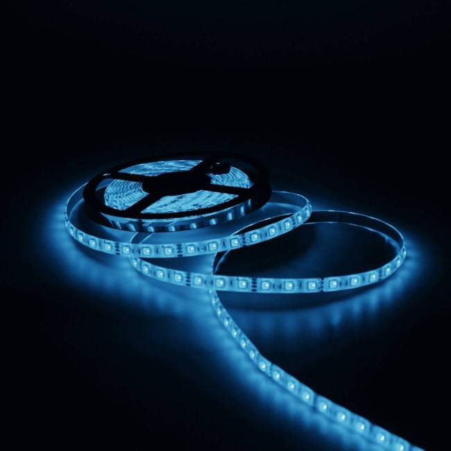 Светодиодная лента Gauss 14,4W/m 60LED/m 5050SMD холодный белый 5M 312000314 Светодиодная лента Gauss 14,4W/m 60LED/m 5050SMD холодный белый 5M 312000314