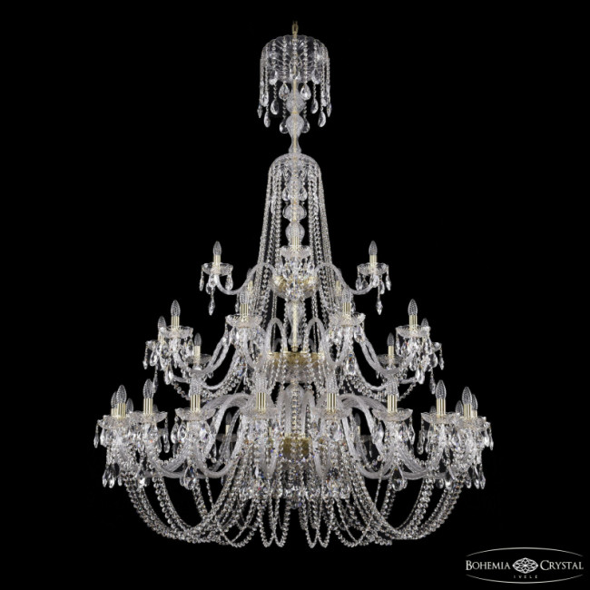 Подвесная люстра Bohemia Ivele Crystal 1402/20+10+5/530/XL-206/3d G