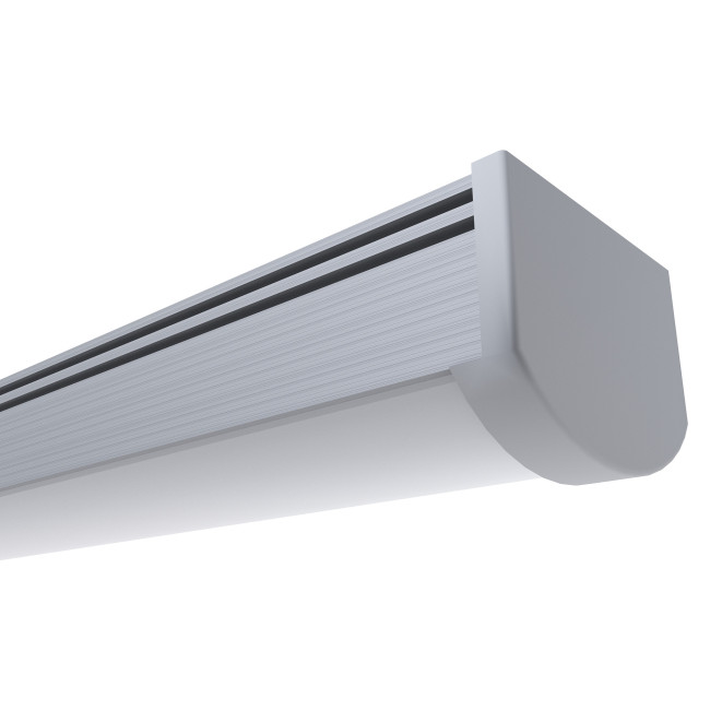 Профиль П-образный накладной Apeyron ширина ленты до 10мм (рассеиватель, заглушки - 2шт) 08-13 Профиль П-образный накладной Apeyron ширина ленты до 10мм (рассеиватель, заглушки - 2шт) 08-13