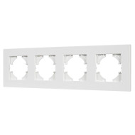 Рамка на 4 поста пластиковая Arlight FRM-PERIO-PL-4-WH 049758