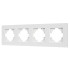 Рамка на 4 поста пластиковая Arlight FRM-PERIO-PL-4-WH 049758 Рамка на 4 поста пластиковая Arlight FRM-PERIO-PL-4-WH 049758