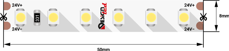 Светодиодная лента DesignLed DSG3120-24-W-33 002482 Светодиодная лента DesignLed DSG3120-24-W-33 002482