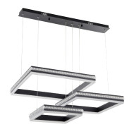 Подвесная люстра LED4U 8596-500-400-300 BK