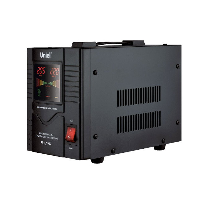 Стабилизатор релейный однофазный Uniel RS-1/2000 03110 Стабилизатор релейный однофазный Uniel RS-1/2000 03110