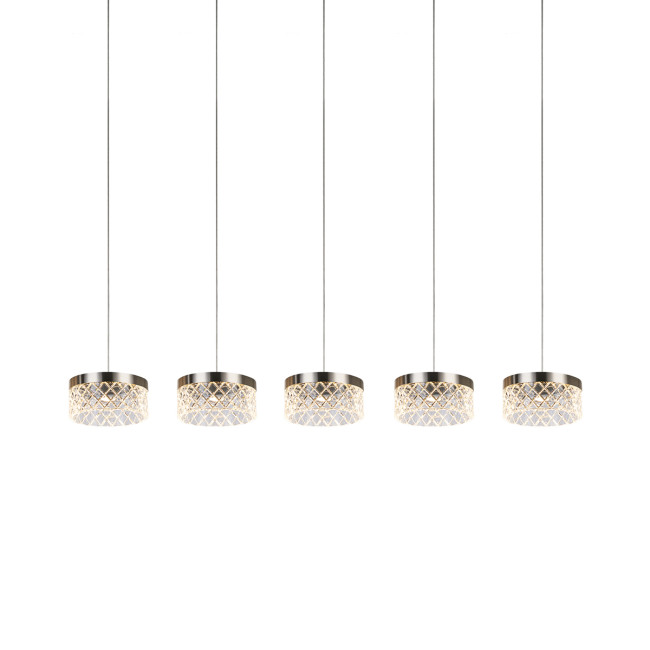 Подвесной светильник MD21020075-5B satin nickel Подвесной светильник MD21020075-5B satin nickel