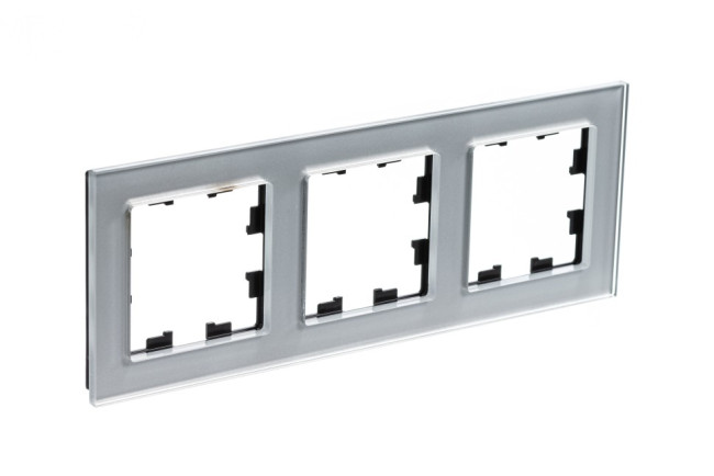 Рамка 3-ая Systeme Electric AtlasDesign Nature Стекло алюминий ATN320303 Рамка 3-ая Systeme Electric AtlasDesign Nature Стекло алюминий ATN320303