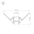 Профиль Arlight ARH-DECORE-S12-INT-2000 ANOD внутренний 023868 Профиль Arlight ARH-DECORE-S12-INT-2000 ANOD внутренний 023868