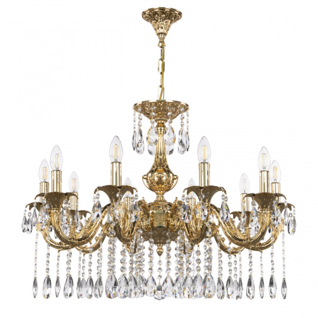 Подвесная люстра Bohemia Ivele Crystal AL79101/10/250 A G Подвесная люстра Bohemia Ivele Crystal AL79101/10/250 A G