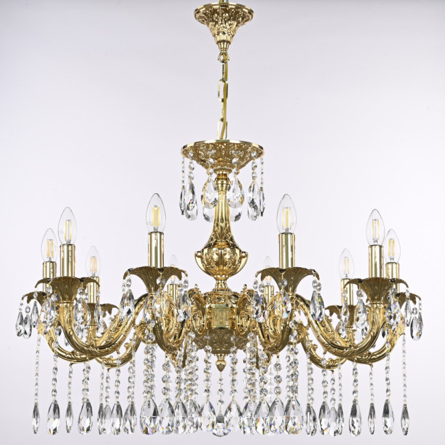 Подвесная люстра Bohemia Ivele Crystal AL79101/10/250 A G Подвесная люстра Bohemia Ivele Crystal AL79101/10/250 A G