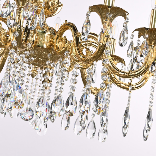 Подвесная люстра Bohemia Ivele Crystal AL79101/10/250 A G Подвесная люстра Bohemia Ivele Crystal AL79101/10/250 A G