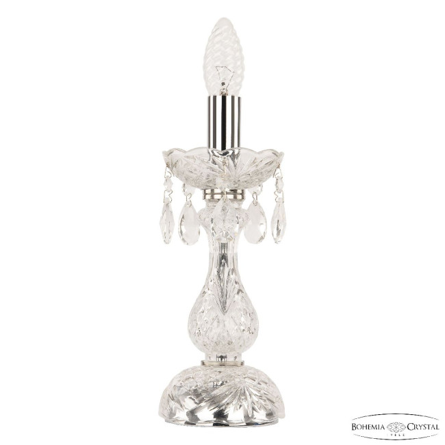 Настольная лампа Bohemia Ivele Crystal 101L/1-27 Ni Настольная лампа Bohemia Ivele Crystal 101L/1-27 Ni