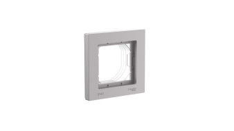 Рамка 1-ая Systeme Electric AtlasDesign Aqua Алюминий ATN440301