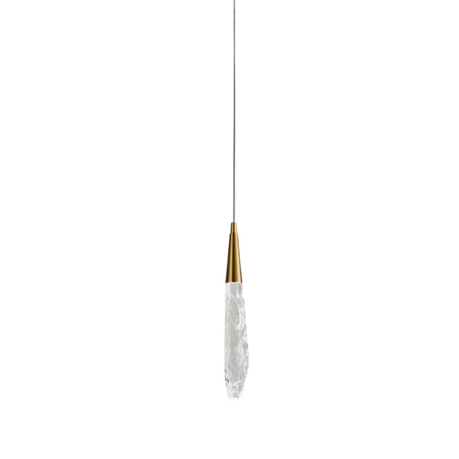 Подвесной светильник Delight Collection OD2438-1 gold/clear
