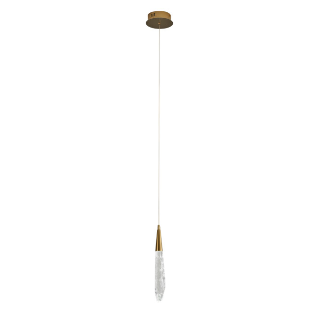 Подвесной светильник Delight Collection OD2438-1 gold/clear