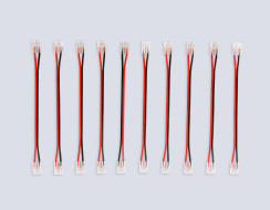 Соединитель гибкий двухсторонний Ambrella Light IlluminationCOB 12/24V для лент 8/10mm (2 конт.) (10шт. в комплекте) GS7895
