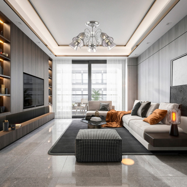 Потолочная люстра Arte Milano 340800/5 CR Потолочная люстра Arte Milano 340800/5 CR