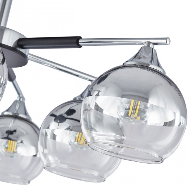 Люстра на штанге Arte Milano Napoli 339354/6 CR+BK