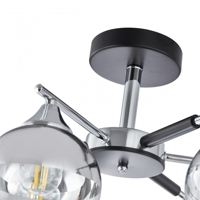 Люстра на штанге Arte Milano Napoli 339354/6 CR+BK