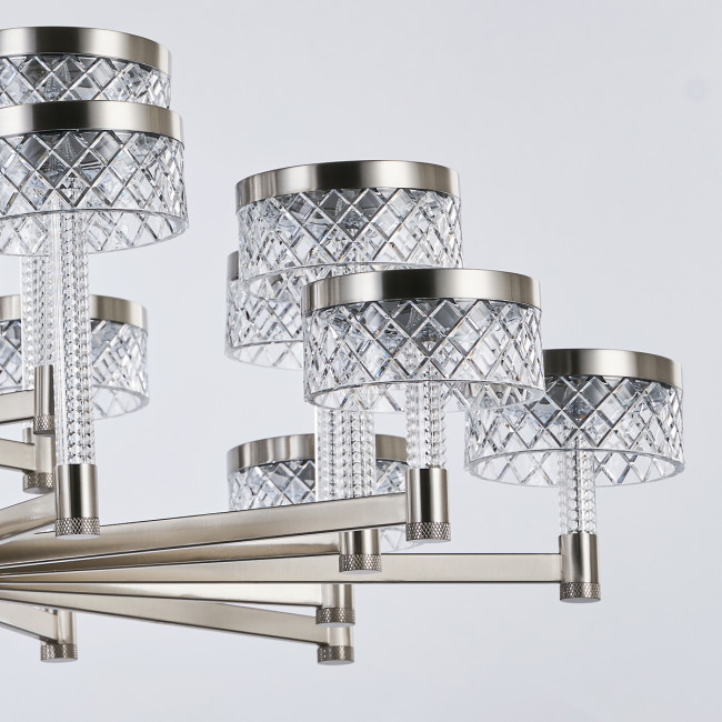 Подвесная люстра Delight Collection MD21020075 MD21020075-20A satin nickel Подвесная люстра Delight Collection MD21020075 MD21020075-20A satin nickel