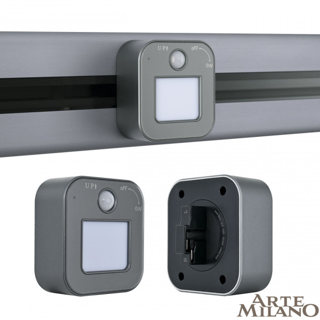 Трековая подсветка Arte Milano Am-track-sockets 380022TLS/LWS Grey Трековая подсветка Arte Milano Am-track-sockets 380022TLS/LWS Grey