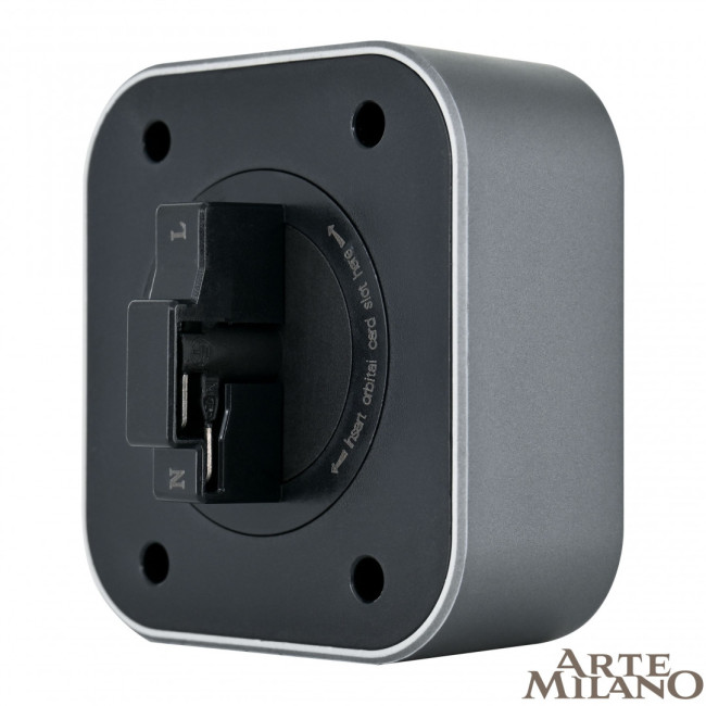 Трековая подсветка Arte Milano Am-track-sockets 380022TLS/LWS Grey Трековая подсветка Arte Milano Am-track-sockets 380022TLS/LWS Grey