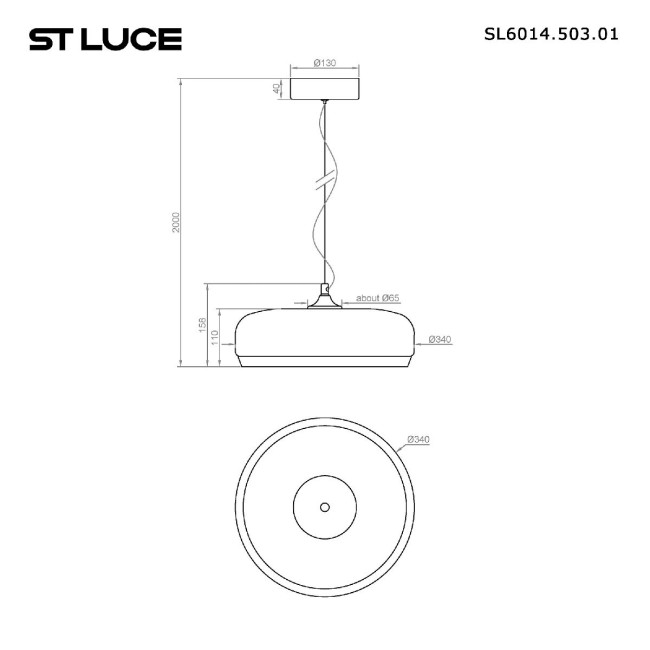 Подвесной светильник ST Luce Ripple SL6014.503.01 Подвесной светильник ST Luce Ripple SL6014.503.01