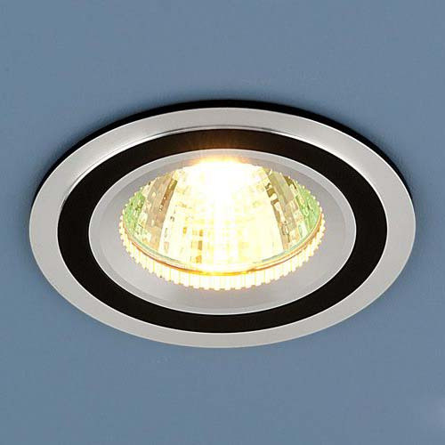 Встраиваемый светильник Elektrostandard 5305 MR16 CH/BK хром/черный 4690389056017 Встраиваемый светильник Elektrostandard 5305 MR16 CH/BK хром/черный 4690389056017