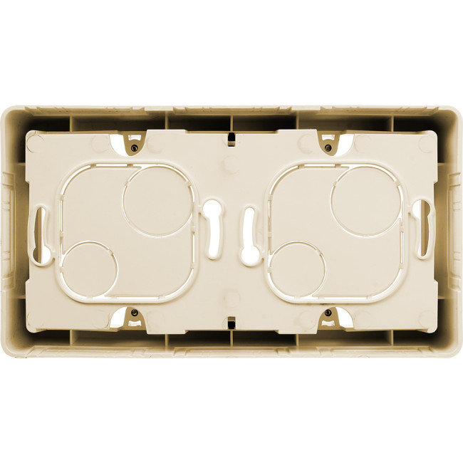 Коробка для накладного монтажа на 2 поста Legrand Inspiria 673991 Коробка для накладного монтажа на 2 поста Legrand Inspiria 673991