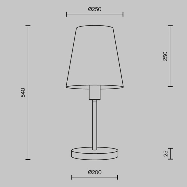 Настольная лампа Maytoni Lira MOD483TL-01BS Настольная лампа Maytoni Lira MOD483TL-01BS