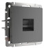 Розетка Ethernet RJ-45 Werkel графит рифленый W1181004 4690389158674 Розетка Ethernet RJ-45 Werkel графит рифленый W1181004 4690389158674